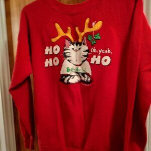 Sweatshirt Bah-Hum Bug ho ho ho xl